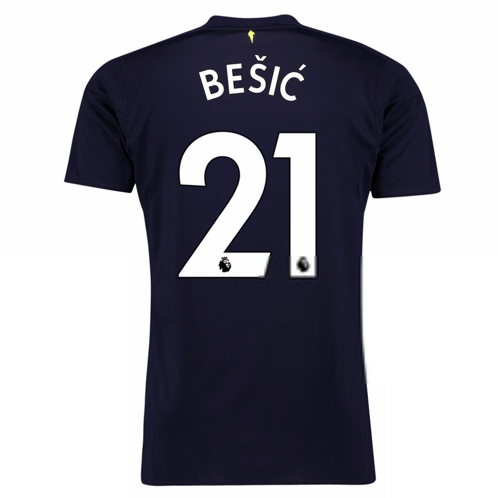Camiseta Everton Tercera equipación Besic 2017-2018
